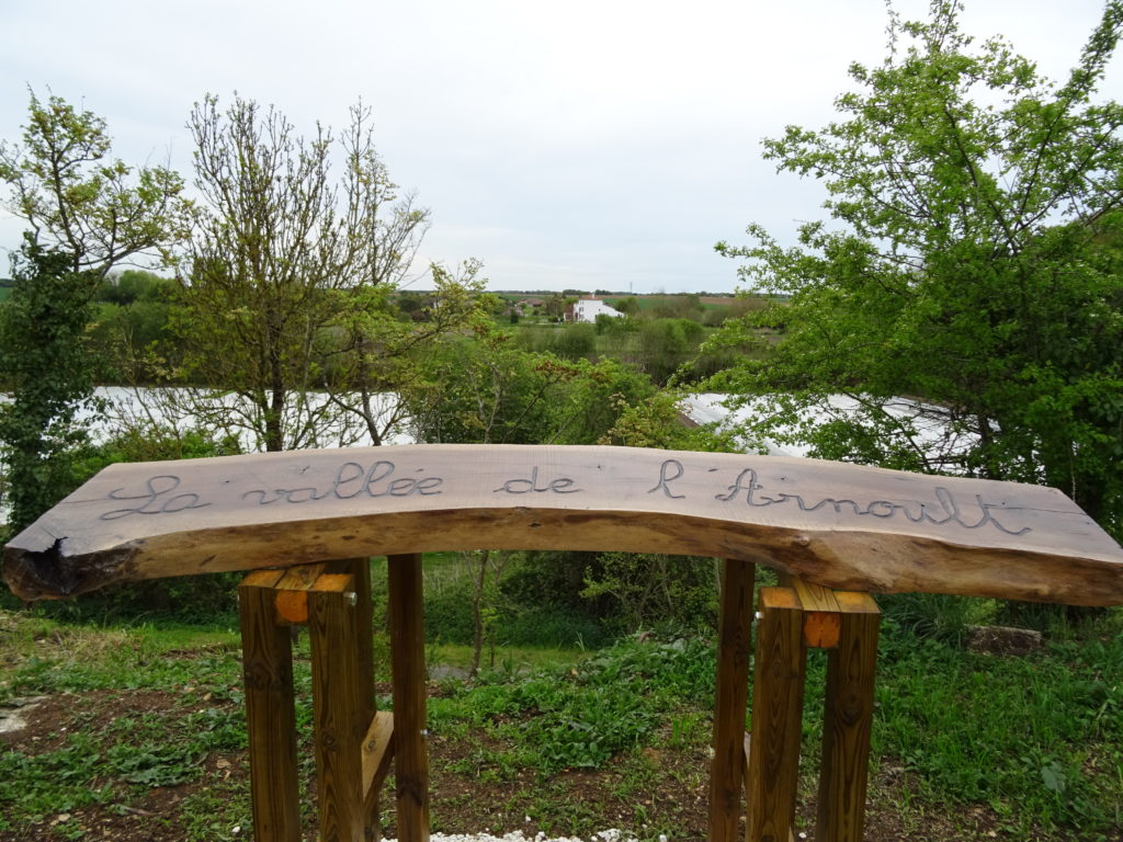 Point de vue sur la vallée de l'Arnoult